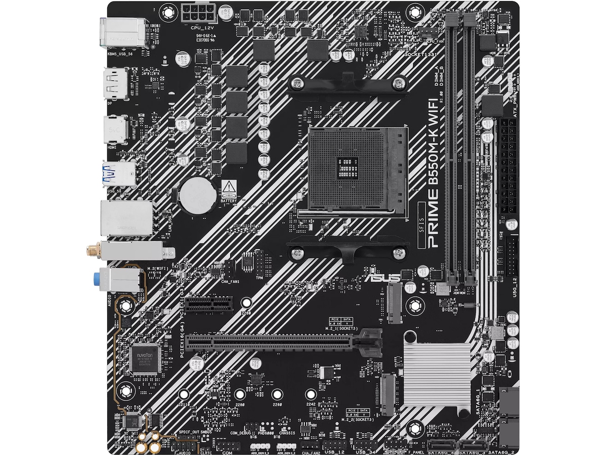 ASUS PRIME B550M-K WIFI Hovedkort AMD Socket