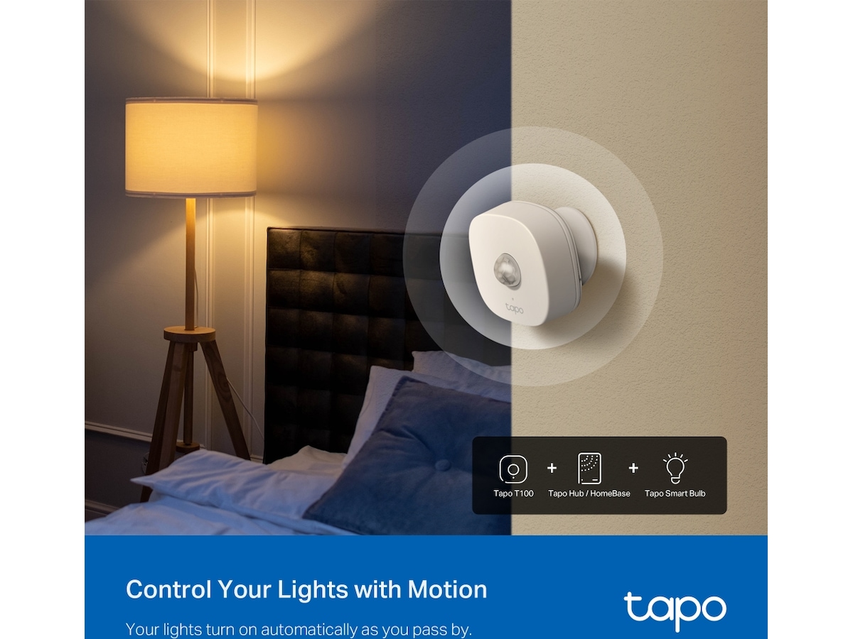 Tapo T100 V1.2 Smart bevegelsessensor 3-pack Sensorer