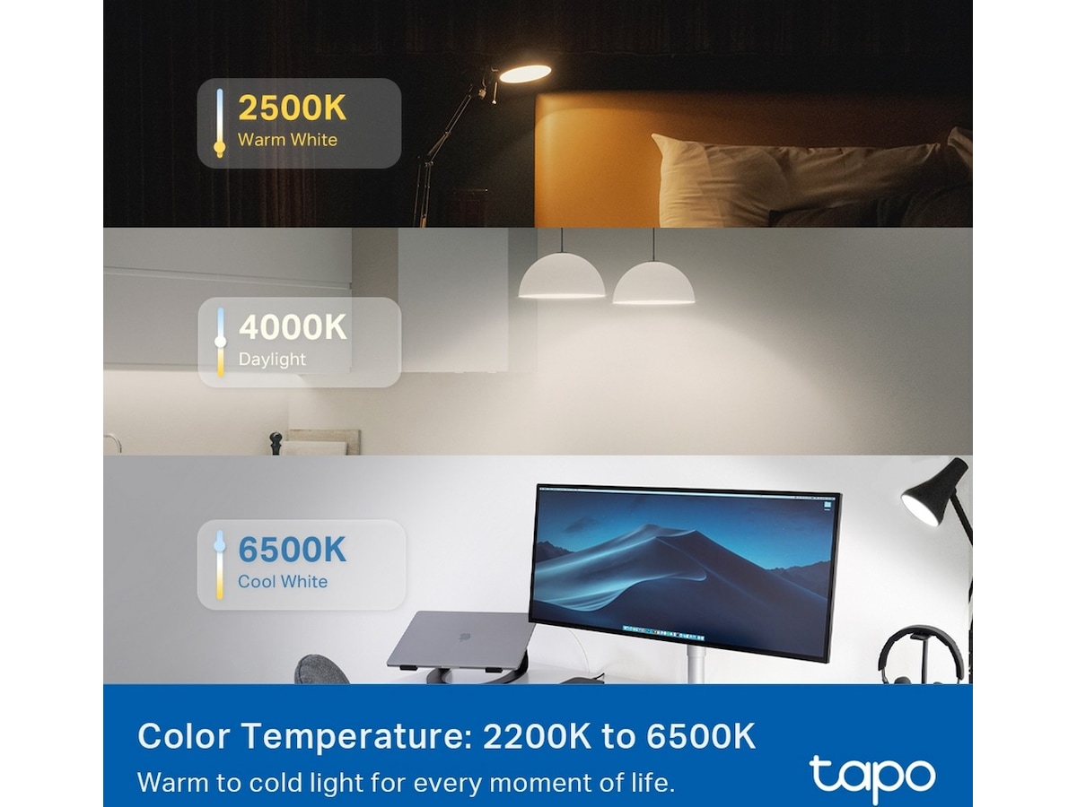 TP-Link Tapo L535E Smart lyspære 3-pack Lyspærer & LED-pærer