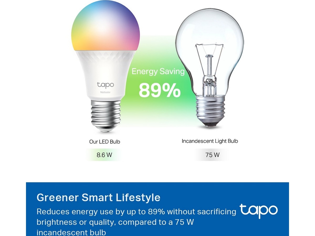 TP-Link Tapo L535E Smart lyspære 3-pack Lyspærer & LED-pærer