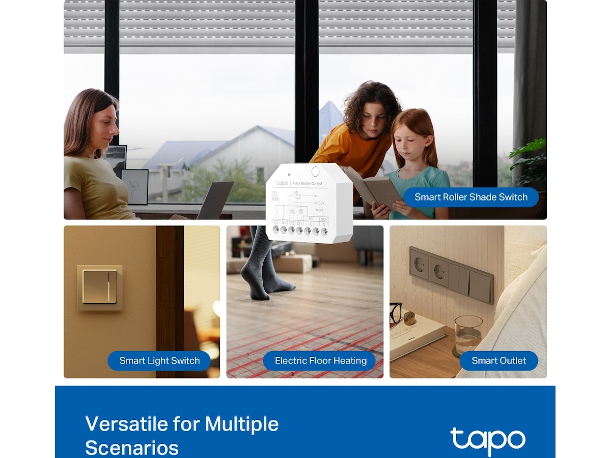TP-Link Tapo S212 Smart Switch Modul 3-pack Smart strømstyring