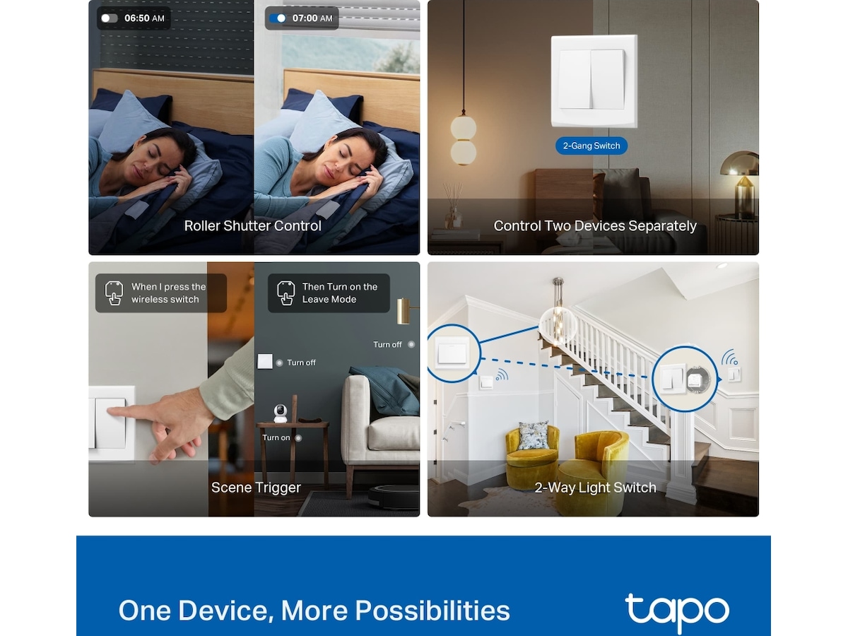 TP-Link Tapo S212 Smart Switch Modul 3-pack Smart strømstyring
