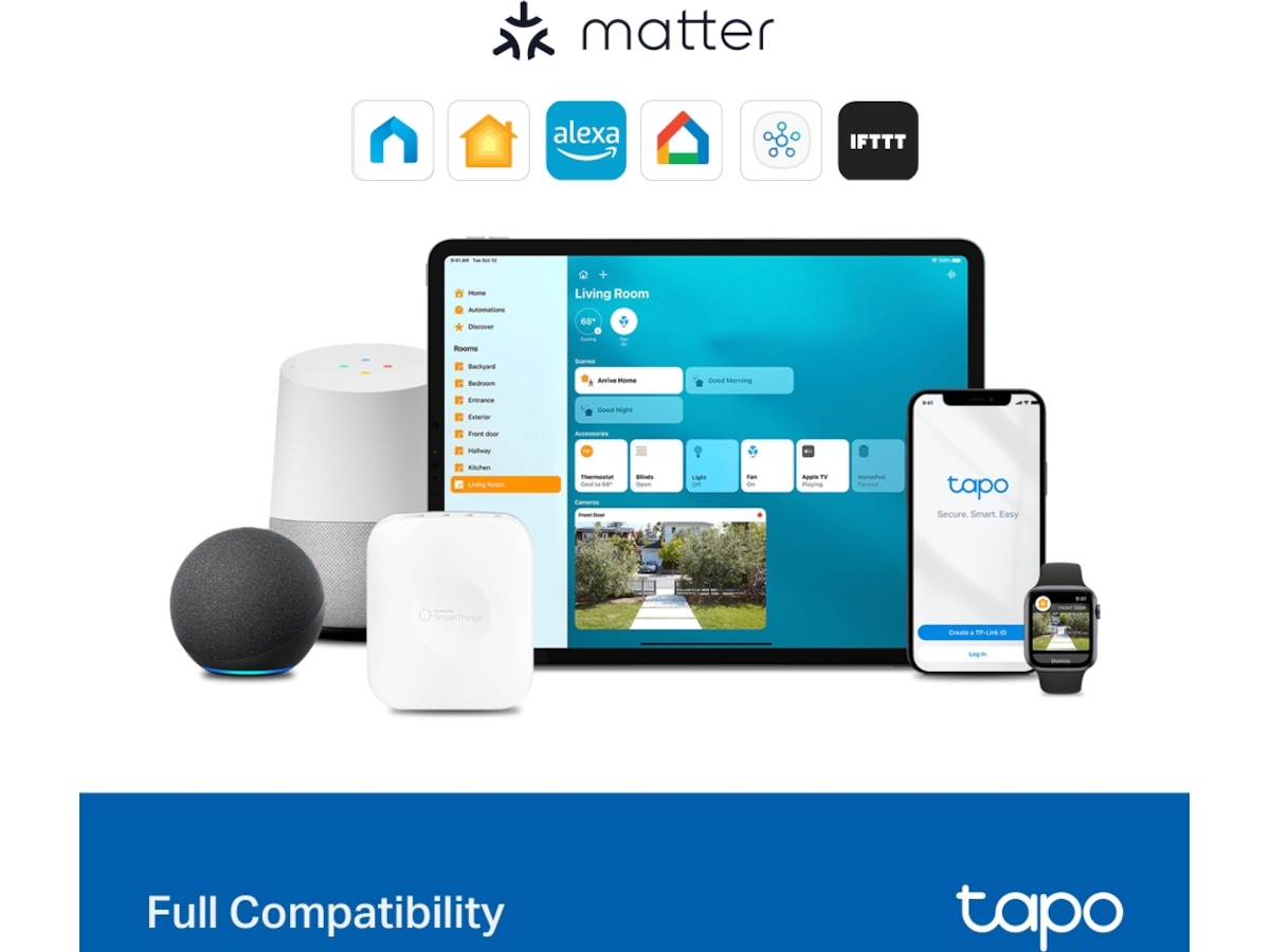 TP-Link Tapo S212 Smart Switch Modul 3-pack Smart strømstyring