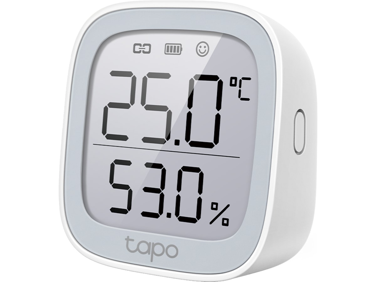Tapo T315 V1.2 Smart temperatur- og fuktighetsmåler 3-pack Sensorer