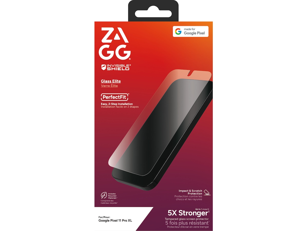 Zagg InvisibleShield Glass Elite Pixel 11 Pro XL Skjermbeskytter
