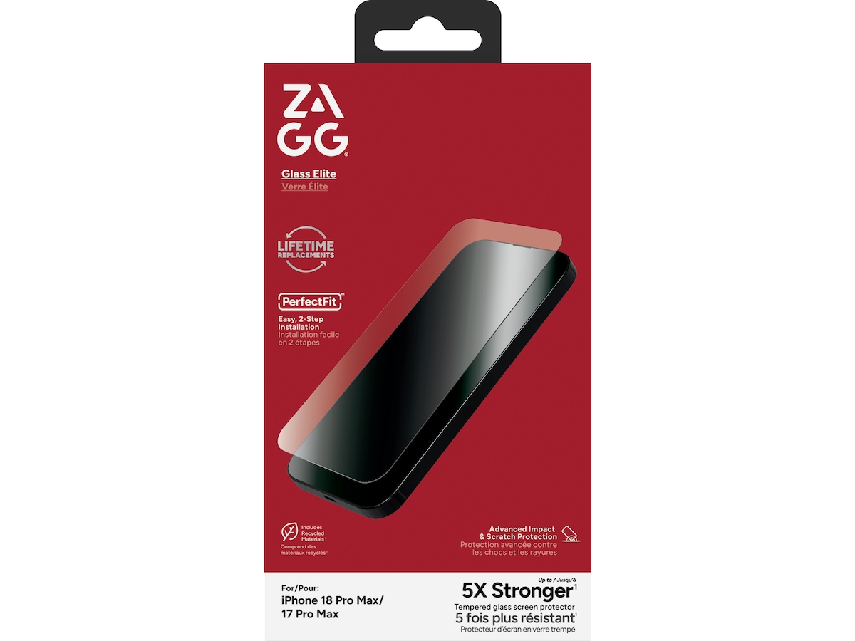 Zagg InvisibleShield Glass Elite skjermbeskytter til iPhone 18 Pro Max / 17 Pro Max Skjermbeskytter