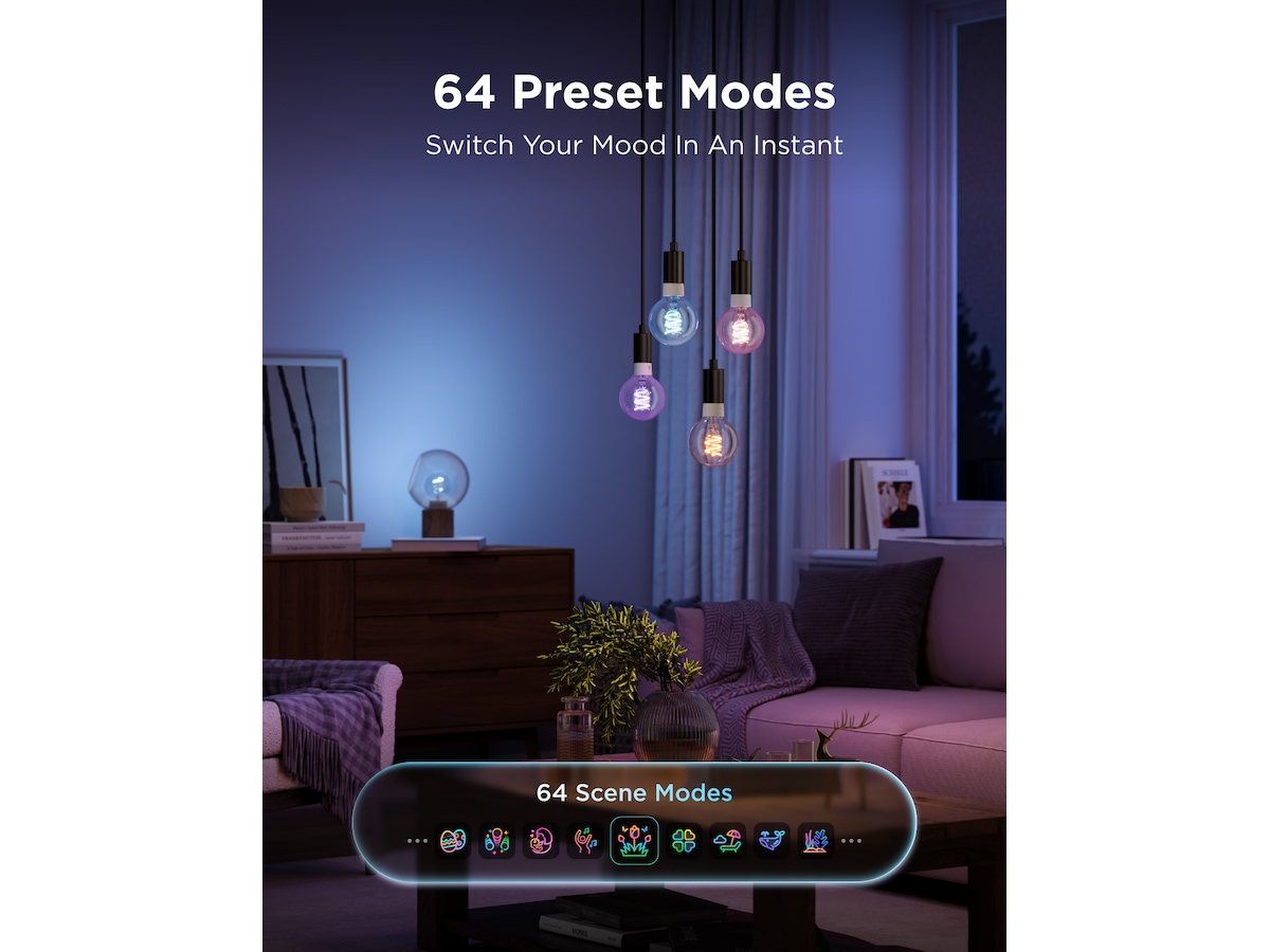 Govee Smart Edison Pærer 2-pack Lyspærer & LED-pærer