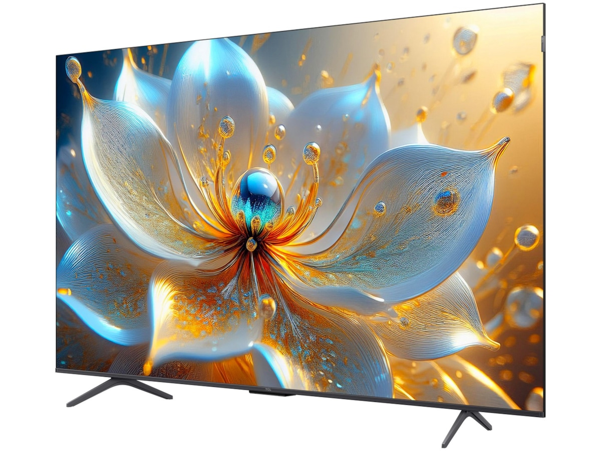 TCL 65" T8C 4K QLED Google TV (2025) + veggfeste Veggfeste & TV-stativ