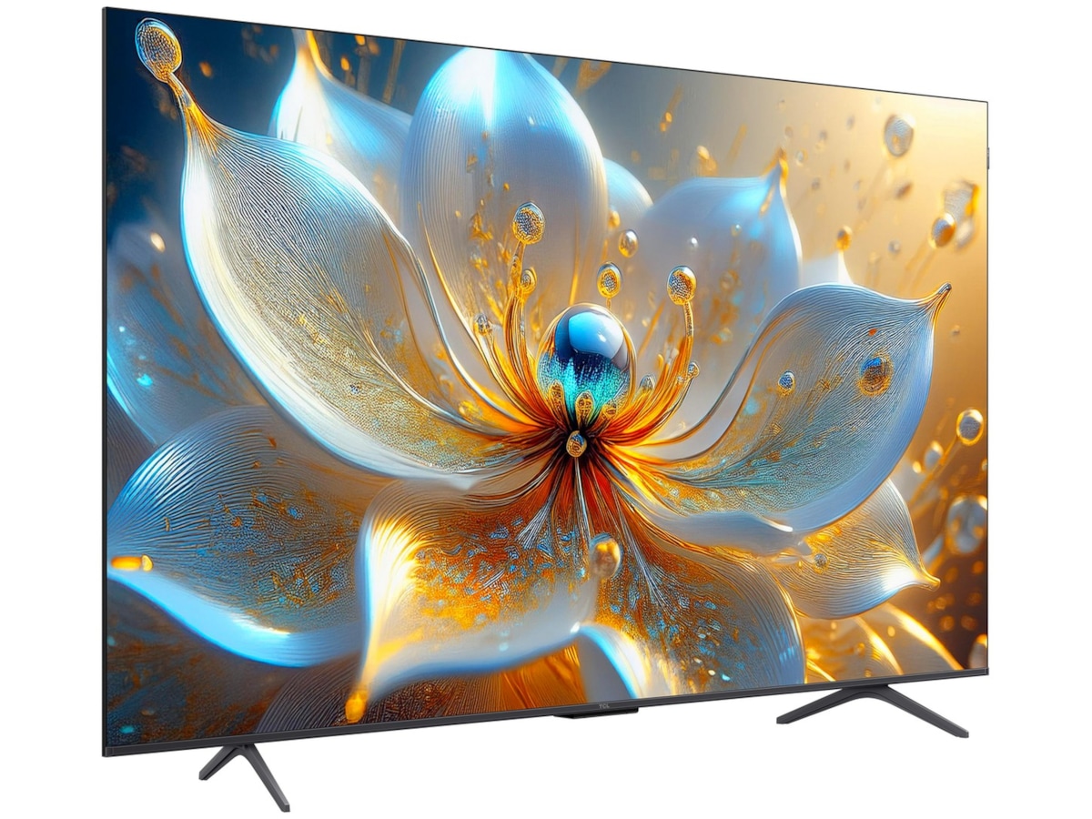 TCL 65" T8C 4K QLED Google TV (2025) + veggfeste Veggfeste & TV-stativ