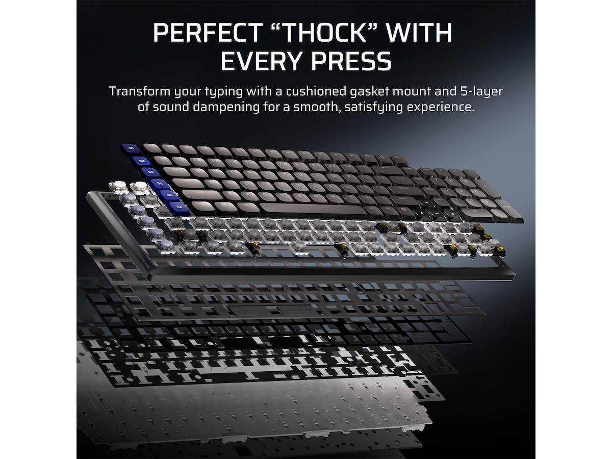 CORSAIR VANGUARD AIR 99 Trådløst Gamingtastatur -B-Grade Demo tastatur