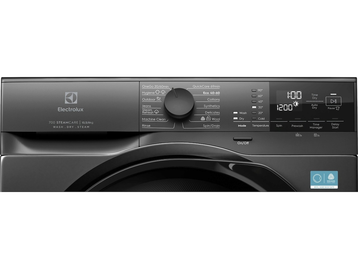 Electrolux vask tørk kombo Kombinert vaskemaskin og tørketrommel