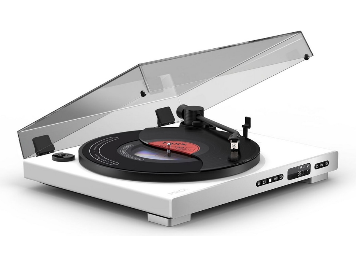 MIXX Analog Plus Vinyl og CD-spiller (hvit) Platespiller