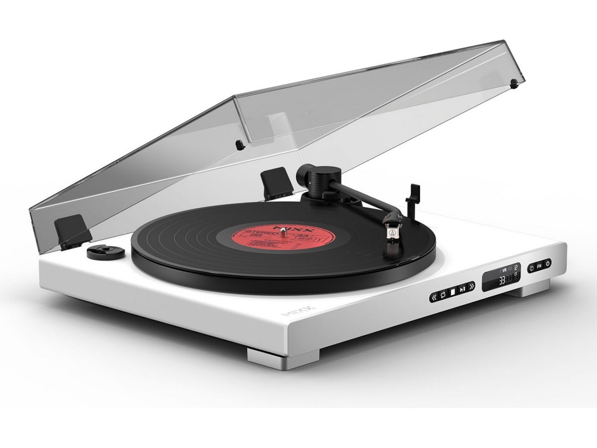 MIXX Analog Plus Vinyl og CD-spiller (hvit) Platespiller