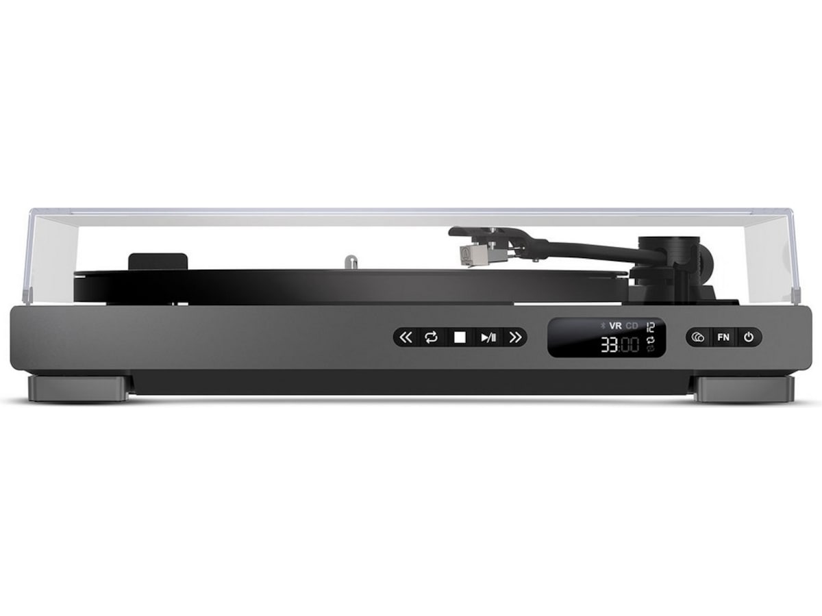 MIXX Analog Plus Vinyl og CD-spiller (sort) Platespiller