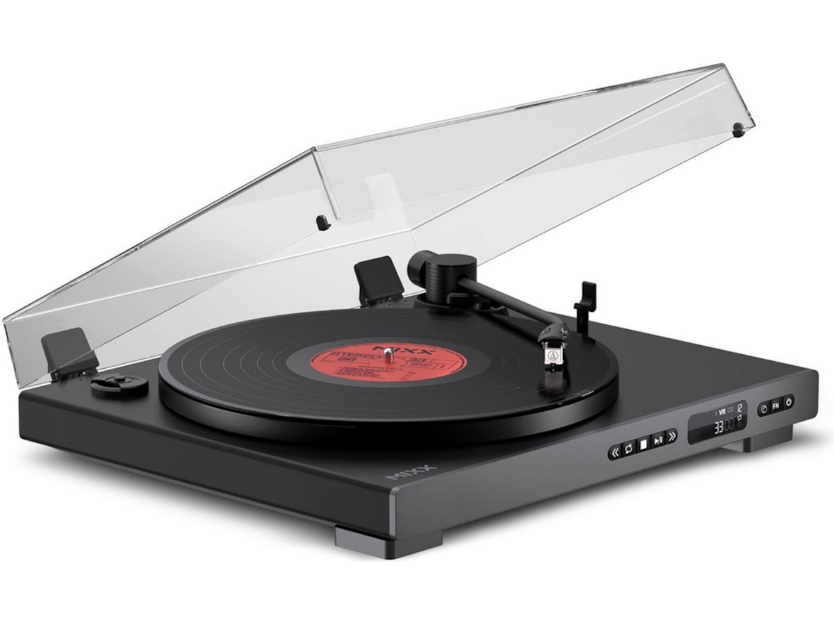MIXX Analog Plus Vinyl og CD-spiller (sort) Platespiller