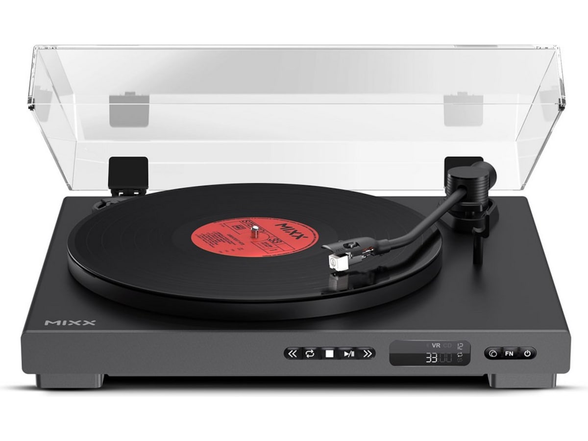 MIXX Analog Plus Vinyl og CD-spiller (sort) Platespiller