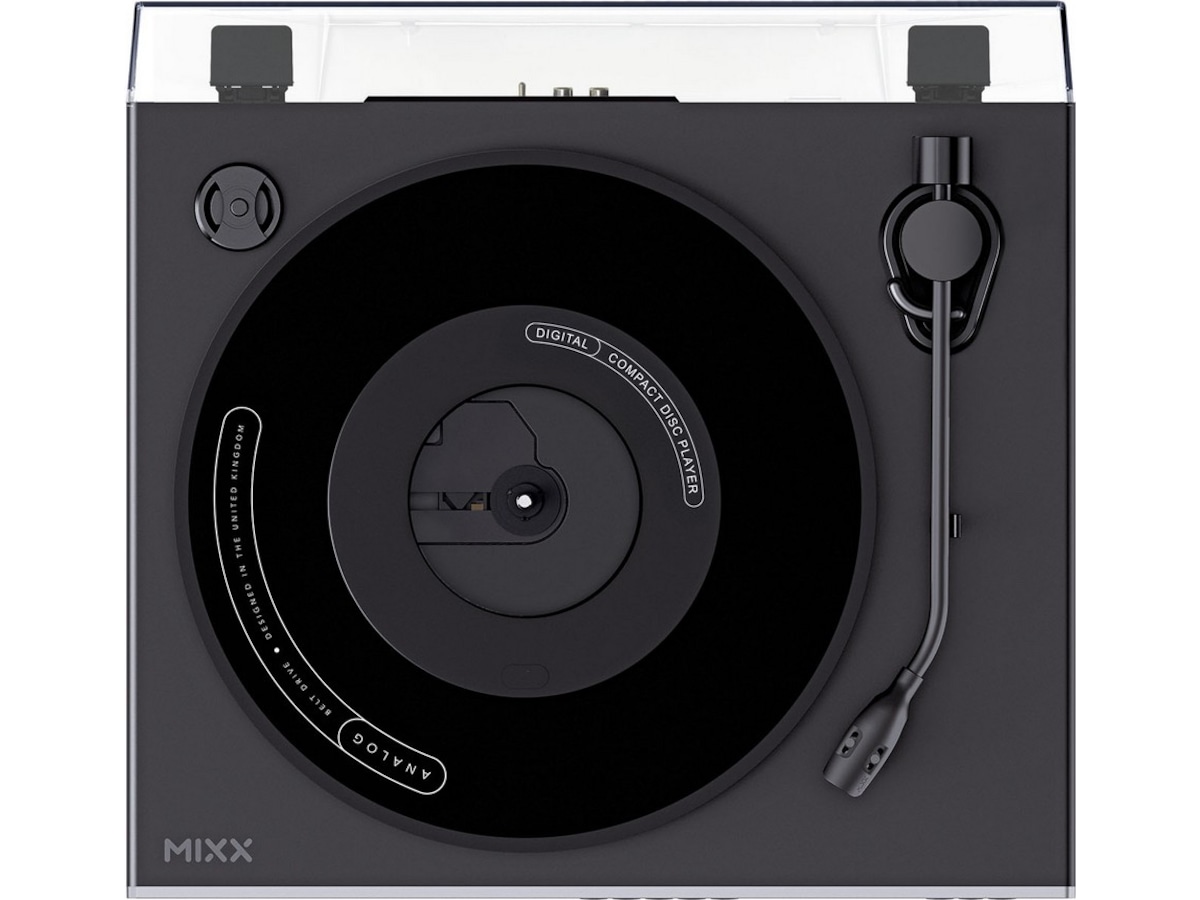 MIXX Analog Plus Vinyl og CD-spiller (sort) Platespiller