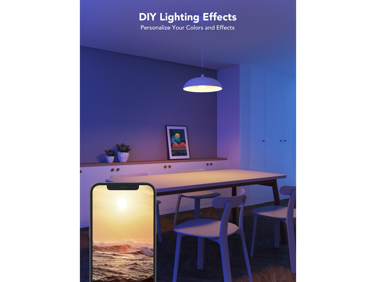 Govee H60093C1 WIFI & Bluetooth Smart Lyspære 1200lm Lyspærer & LED-pærer