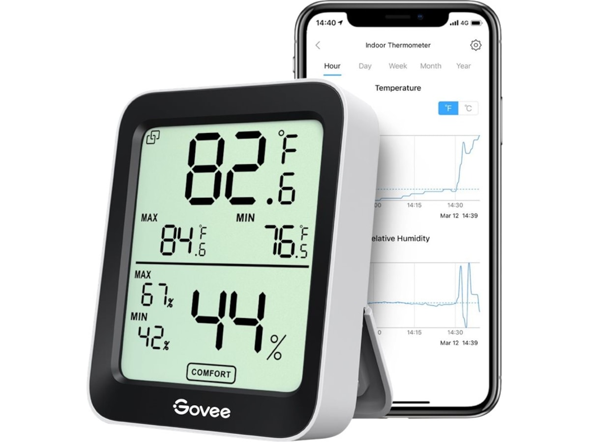 Govee Bluetooth Termometer Hygrometer H5075 Værstasjoner