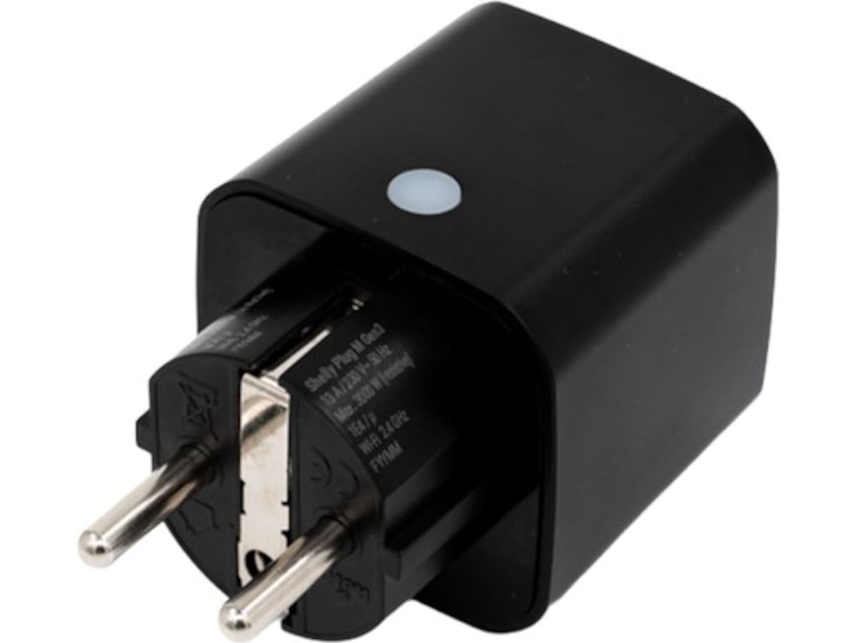 Shelly Plug M Gen3 (sort) Smart strømstyring