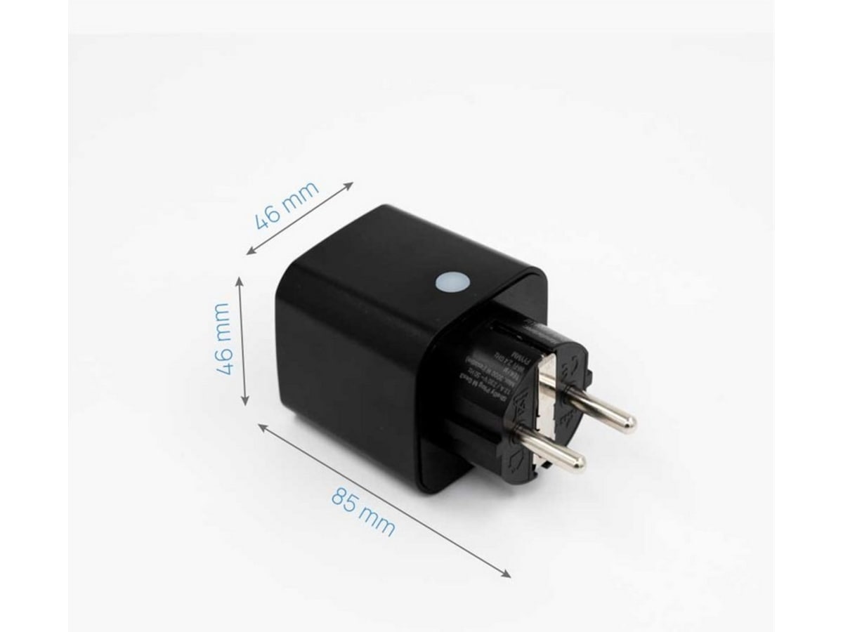 Shelly Plug M Gen3 (sort) Smart strømstyring