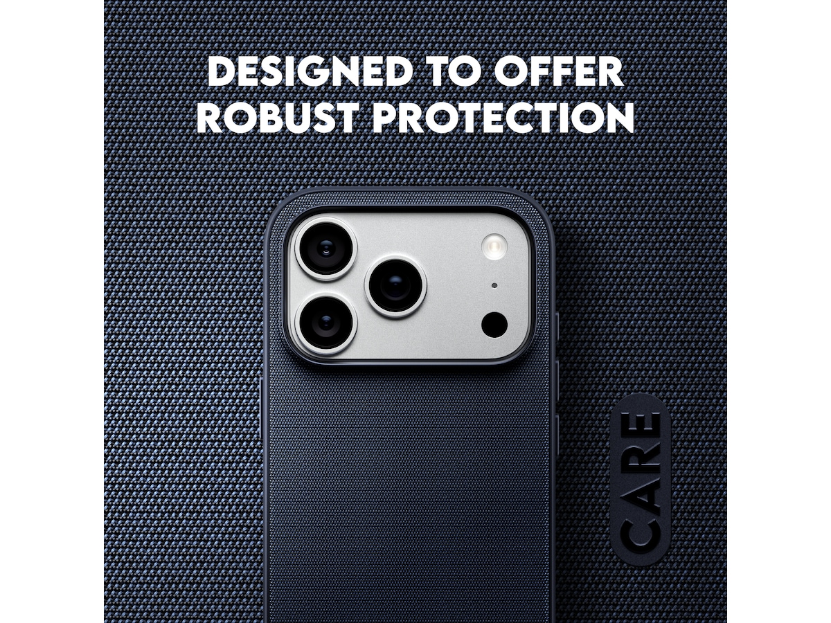 PanzerGlass CARE iPhone 17 Pro Max / 18 Pro Max Fusion Fabric deksel (blå) Mobildeksel
