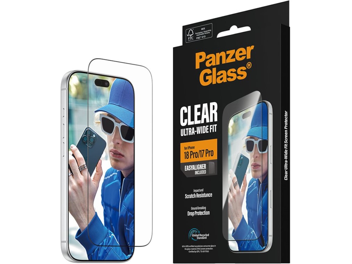 PanzerGlass iPhone 17 Pro / 18 Pro Skjermbeskytter Skjermbeskytter