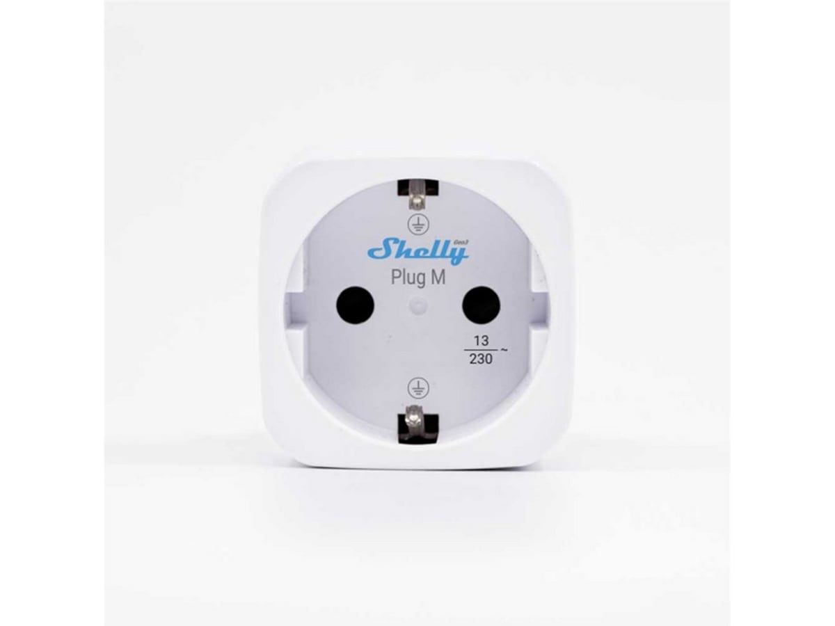 Shelly Plug M Gen3 (hvit) Smart strømstyring