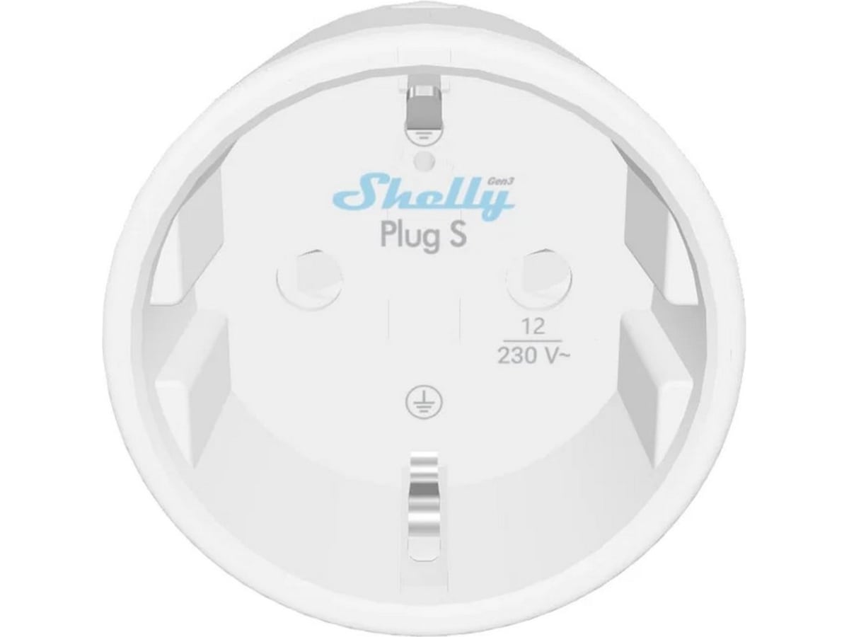 Shelly Plug S Gen3 (hvit) Smart strømstyring