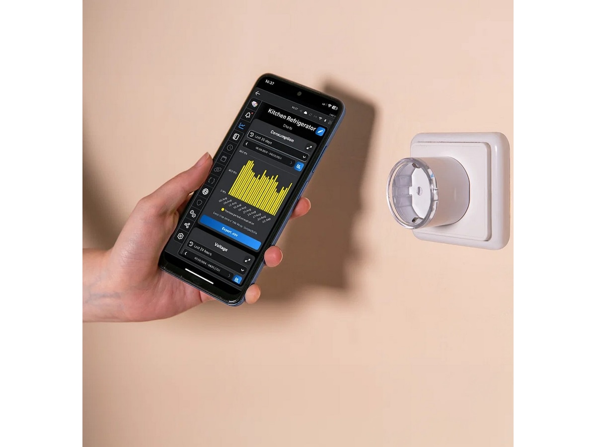 Shelly Plug S Gen3 (hvit) Smart strømstyring