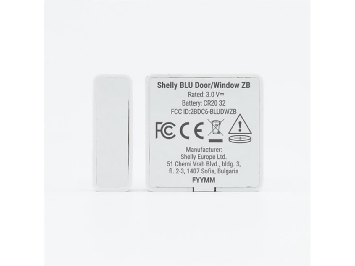 Shelly BLU Door/Window ZB (hvit) Sensorer