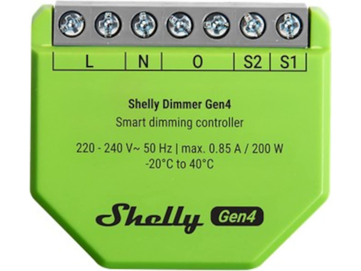 Shelly Dimmer Gen4 Lysbrytere, dimmere & lysstyring