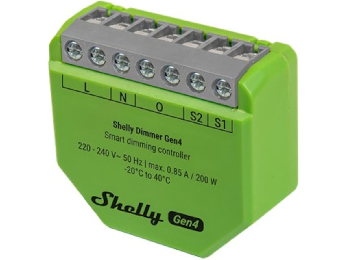 Shelly Dimmer Gen4 Lysbrytere, dimmere & lysstyring