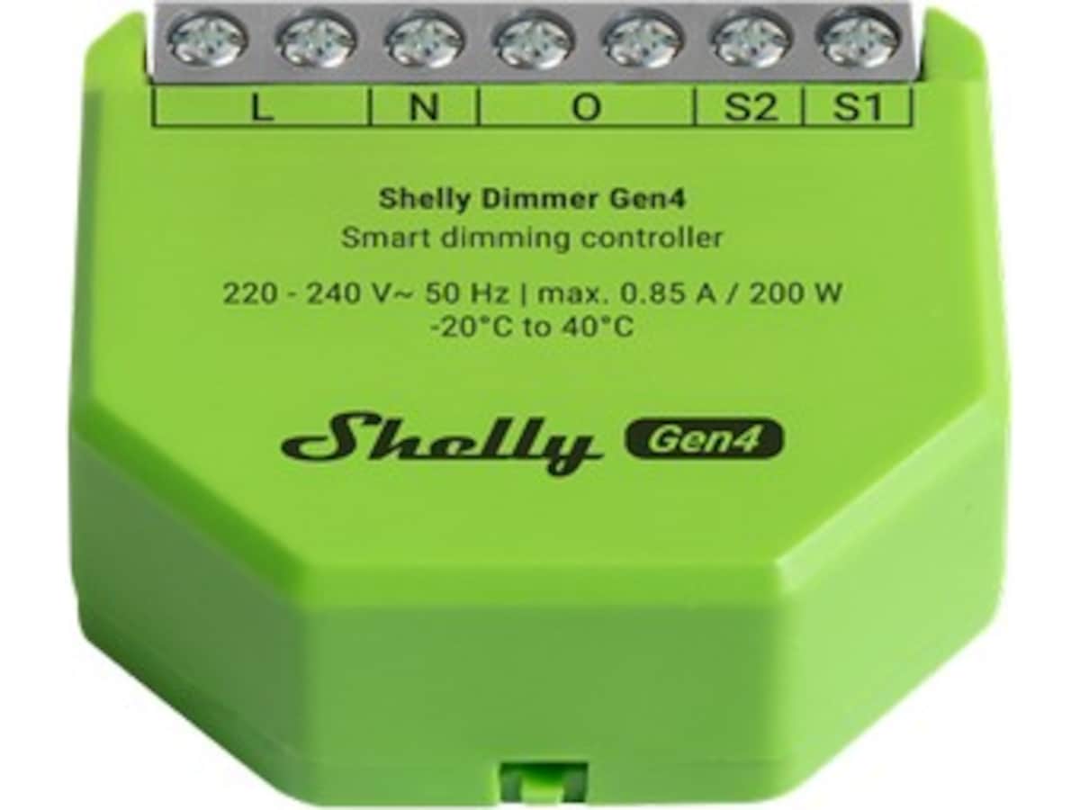 Shelly Dimmer Gen4 Lysbrytere, dimmere & lysstyring