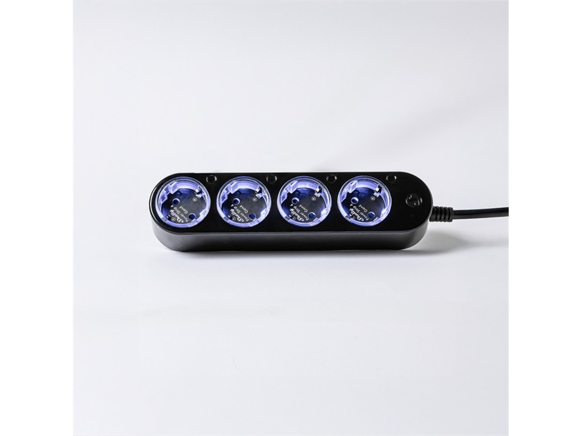 Shelly Power Strip Gen4 (sort) Smart strømstyring