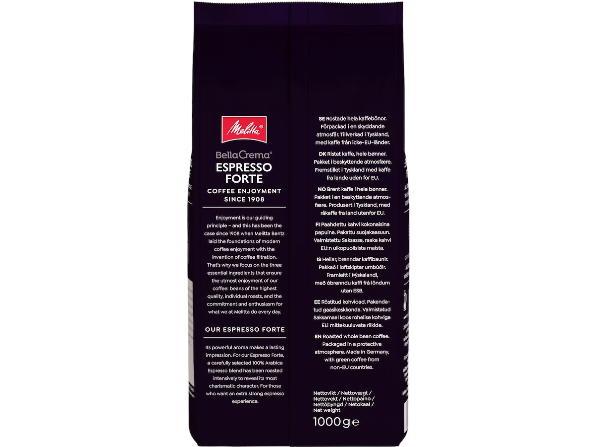 Melitta Bella Crema Espresso Forte 1kg 
