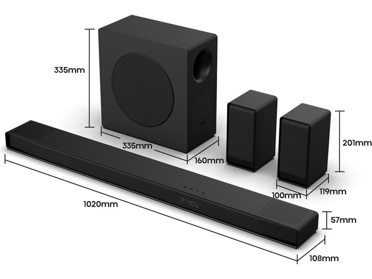 Hisense AX5140Q Hjemmekinosystem Lydplanker