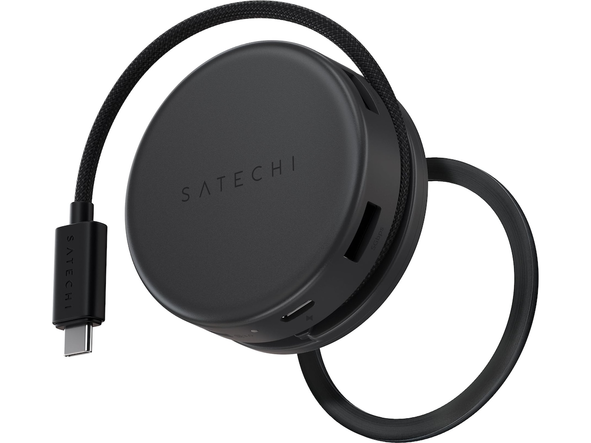 Satechi OntheGo 7-i-1 Multiport USB-C Hub Dockingstasjon & USB-HUB