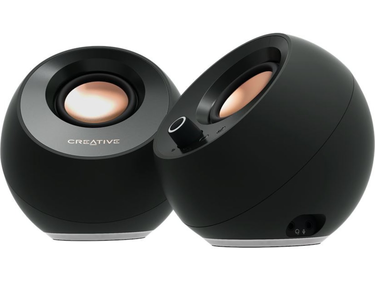 Creative Pebble Pro RGB  PC-høyttalere (sort) 2.0 Høyttalere
