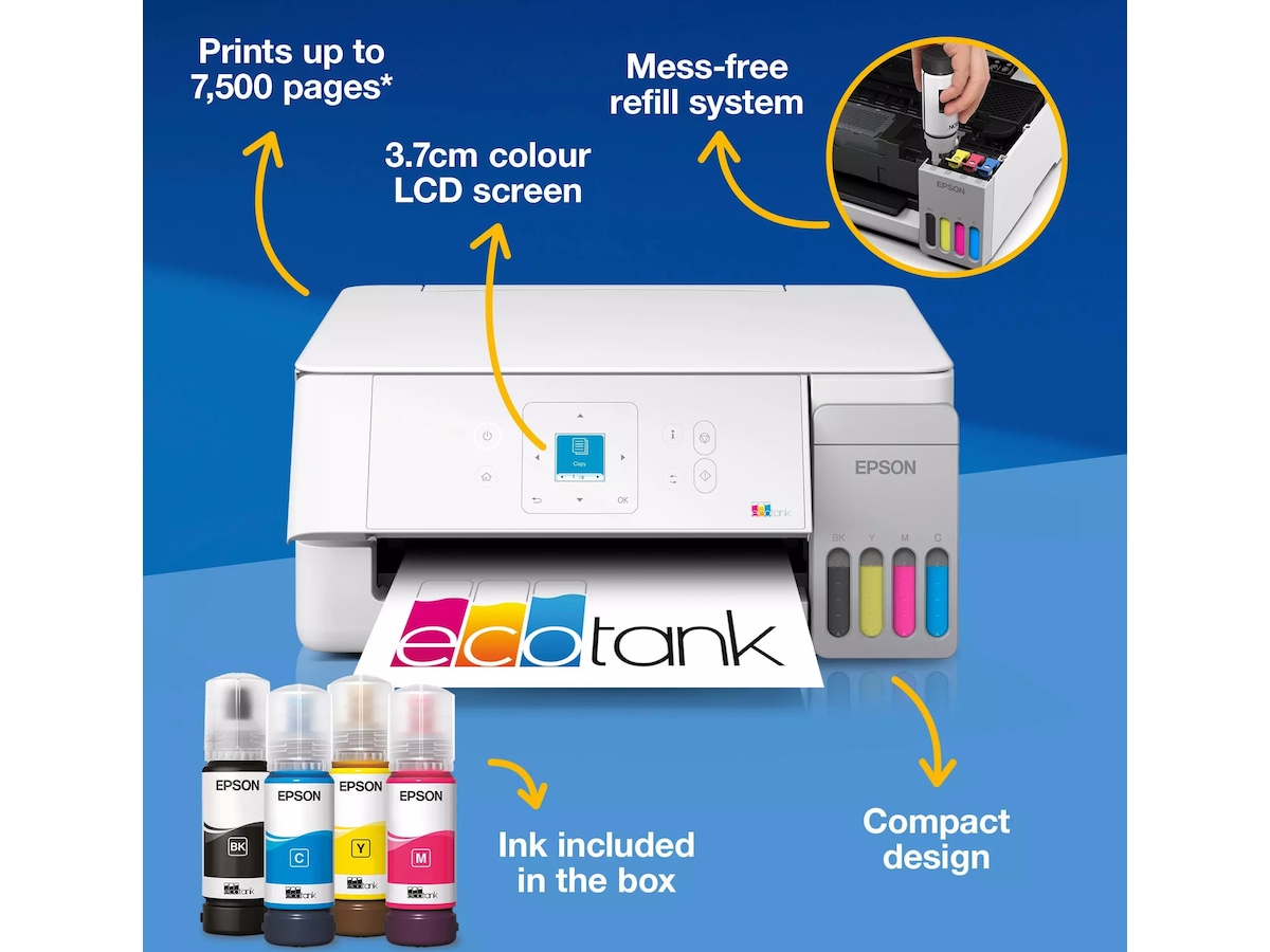 Epson Ecotank ET-2926 blekkskriver Skrivere