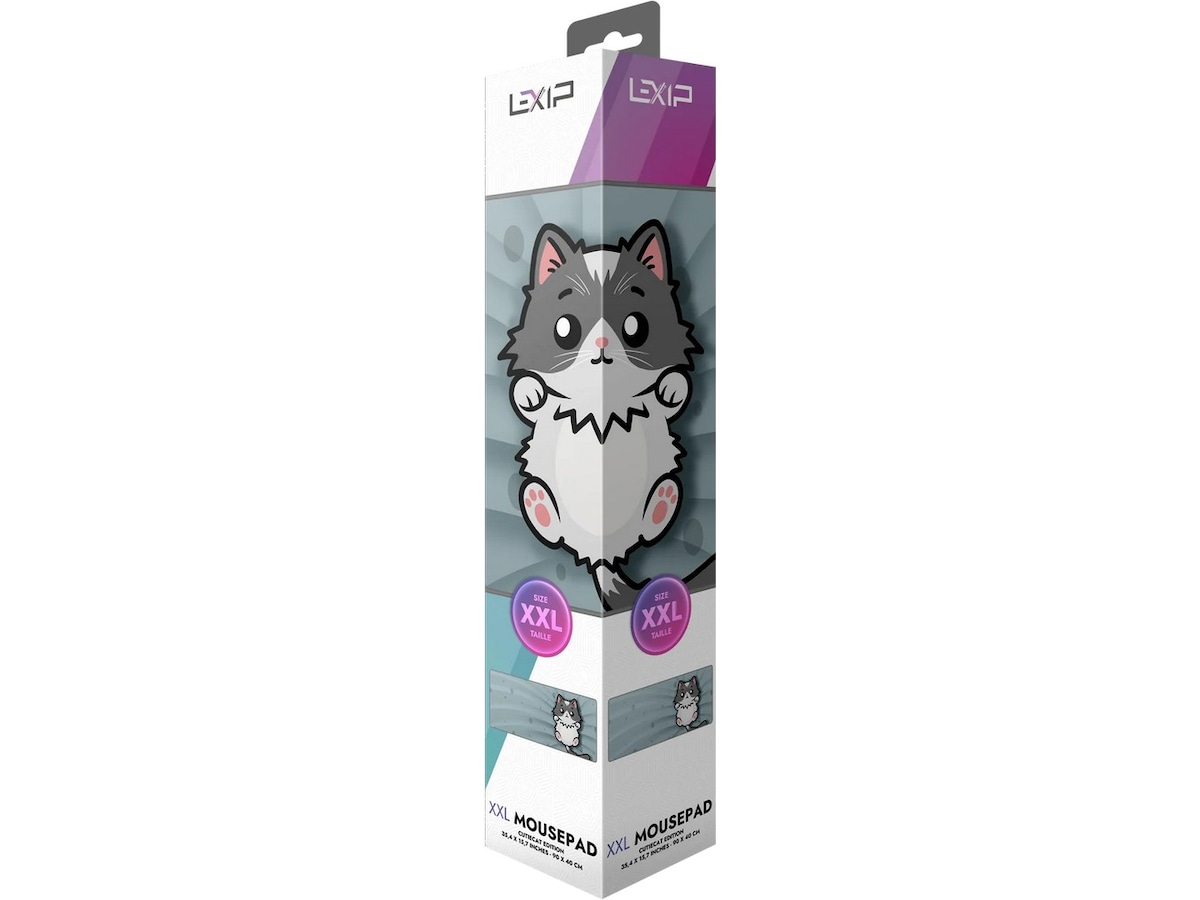 Lexip Fleksibel Musematte XXL (Cutiecat) Gamingmusematte