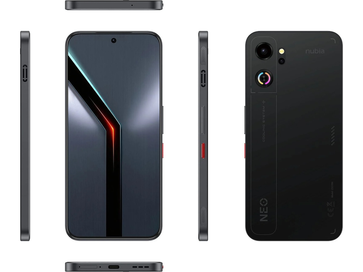 ZTE Nubia Neo 5 GT 256GB (sort) Mobiltelefoner