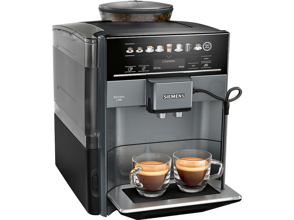 Siemens EQ6 plus s100 Helautomatisk Kaffemaskin Espressomaskiner