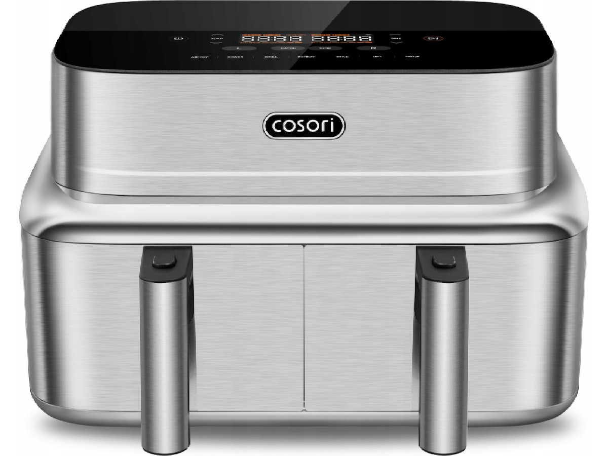 Cosori Iconic Dual 8,6L luftfriteuse i rustfritt stål Airfryer
