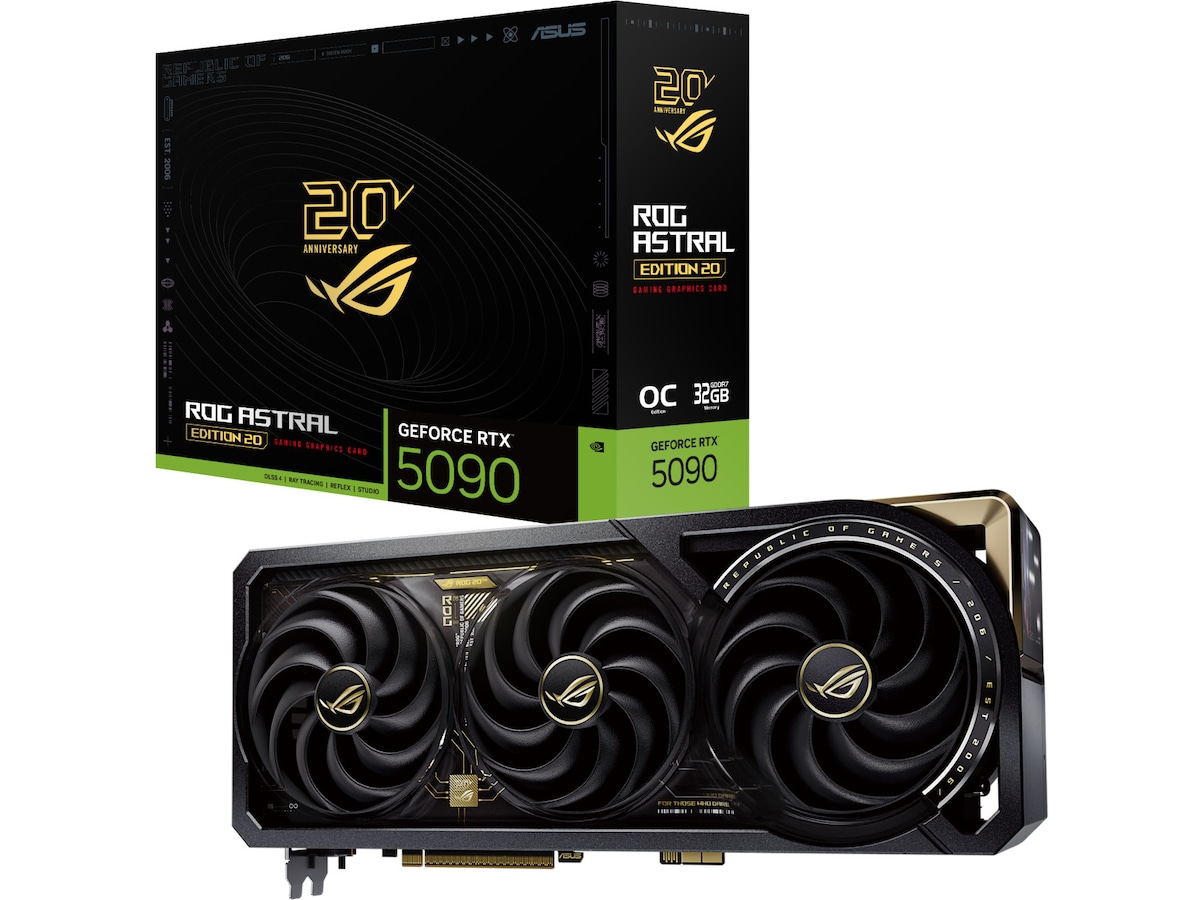 Asus ROG Astral GeForce RTX 5090 Edition 20 Skjermkort