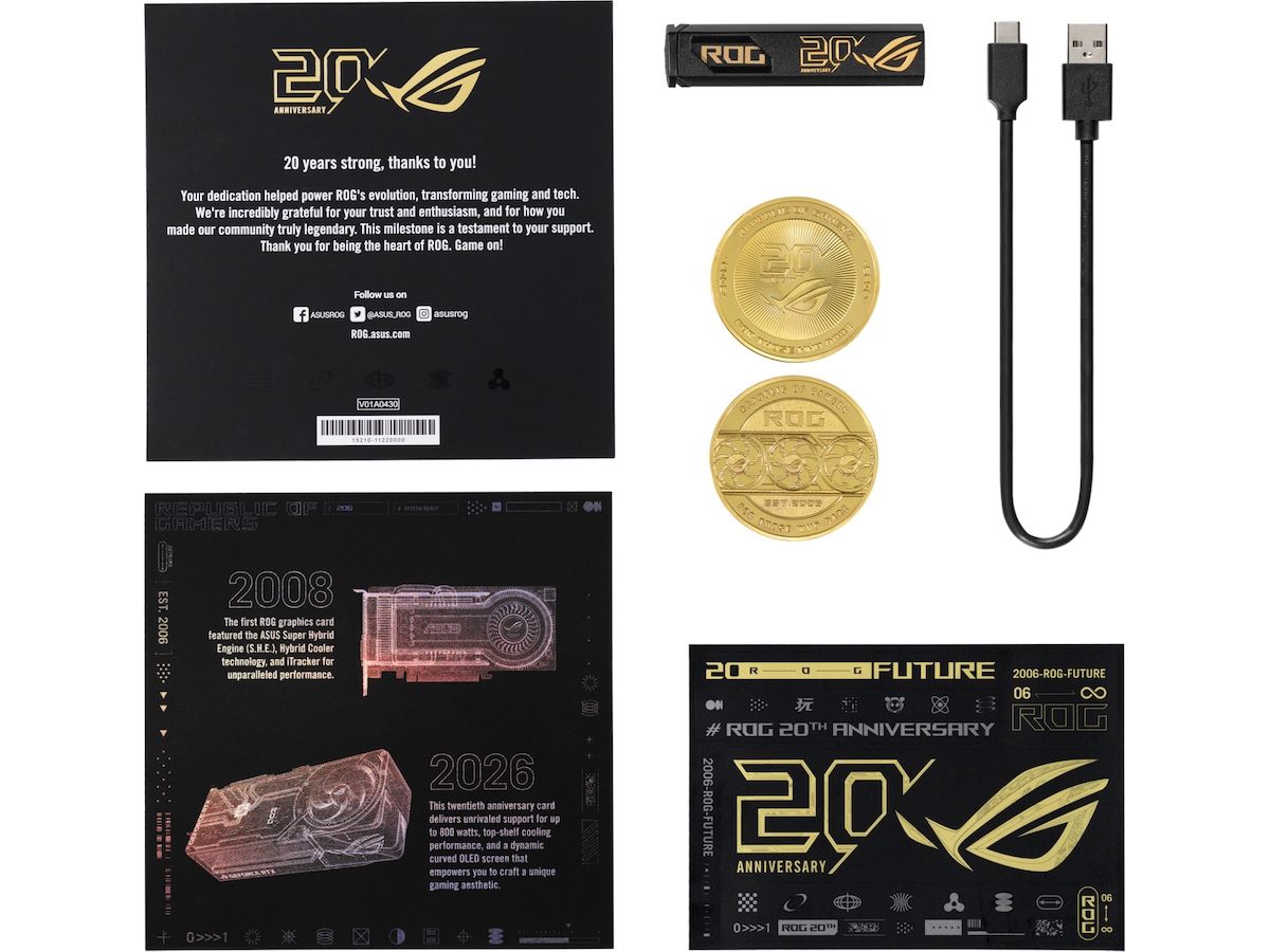 Asus ROG Astral GeForce RTX 5090 Edition 20 Skjermkort