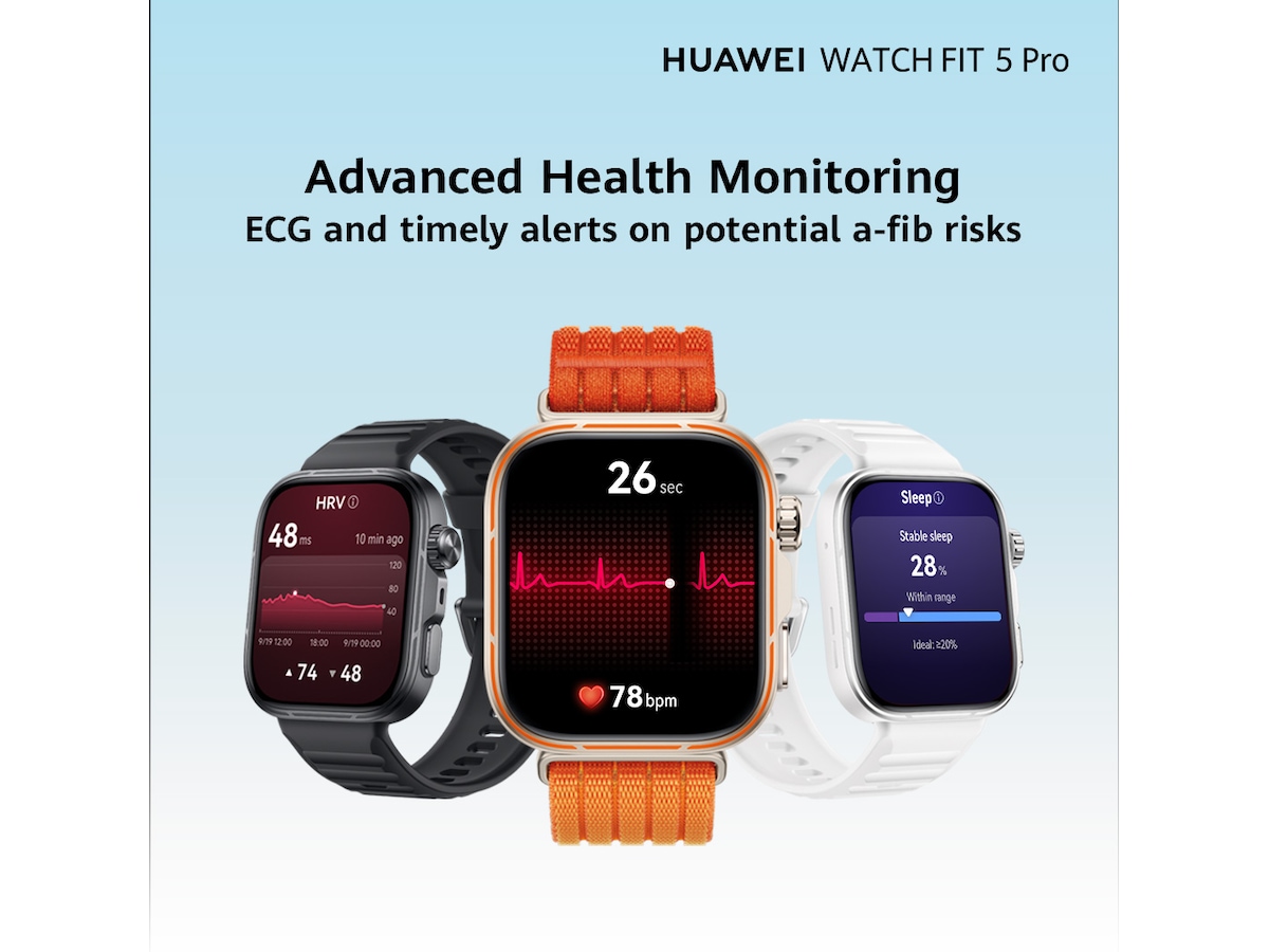 Huawei Watch Fit 5 Pro 44mm (hvit) -B-Grade Demo klokker