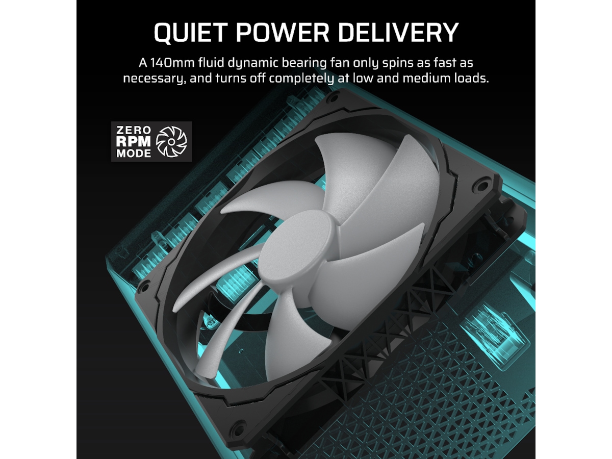 Corsair HXi Series HX1500i PSU (sort) -B-Grade Demo annet i datautstyr