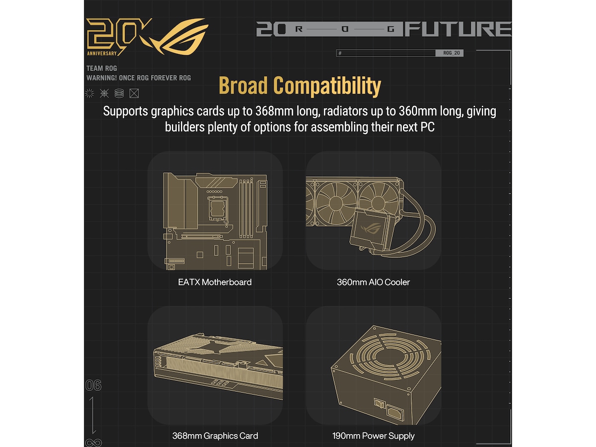 ASUS ROG GR20 Edition 20 Mid Tower Midi tower