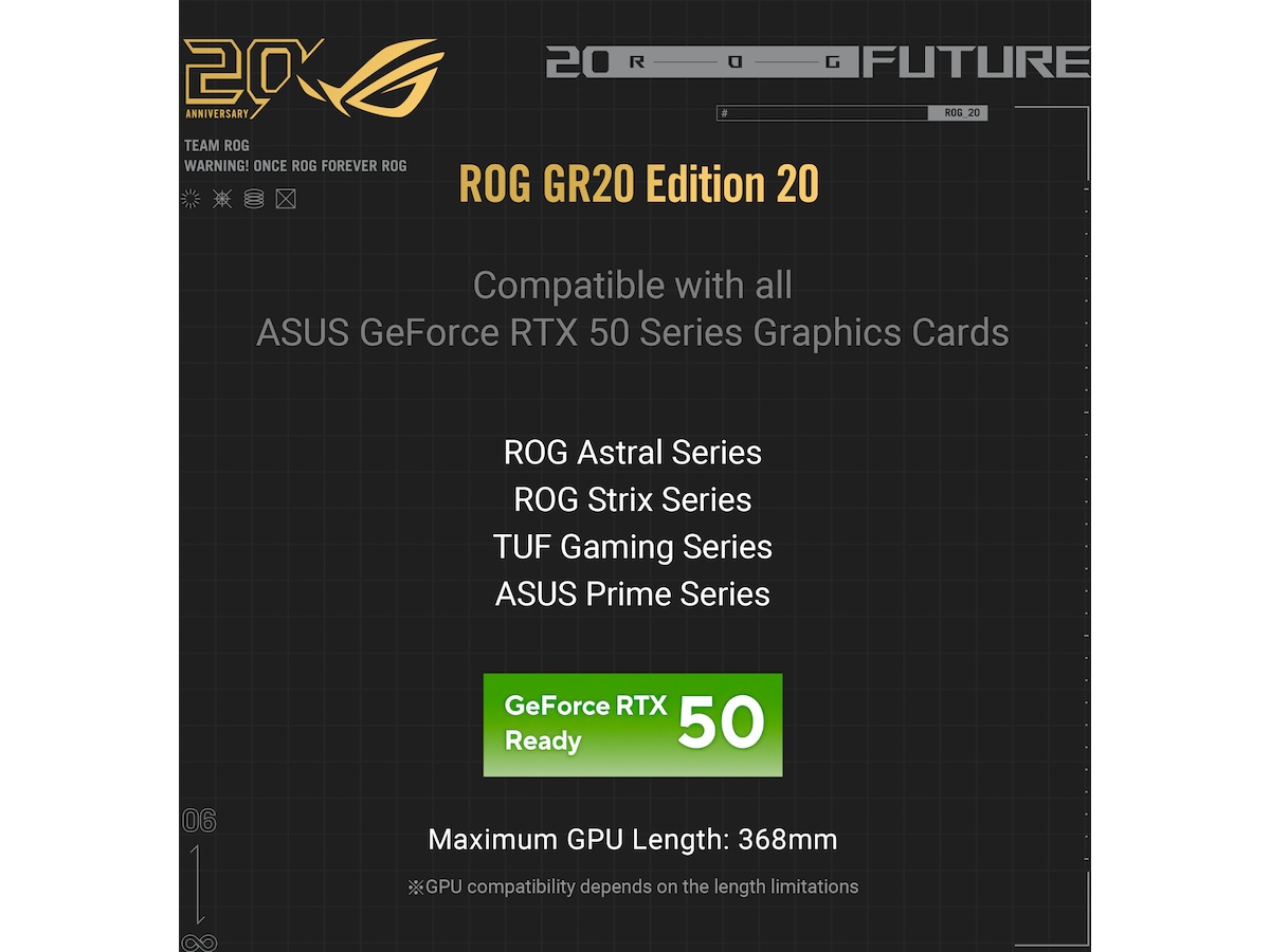 ASUS ROG GR20 Edition 20 Mid Tower Midi tower